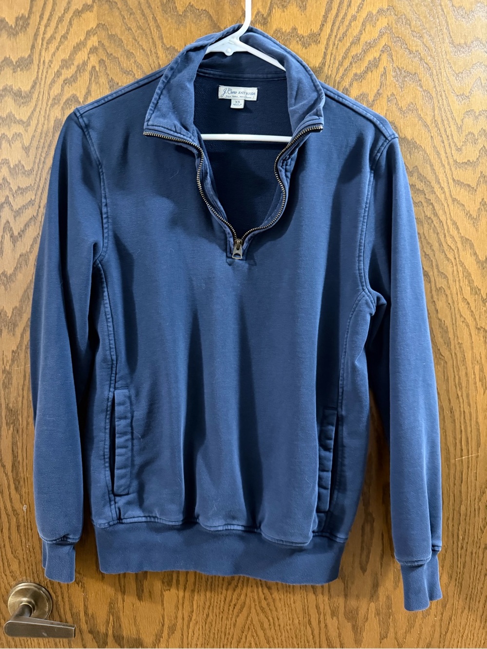 Vintage J. Crew Men’s 1/4 Zip Sweatshirt Size XS